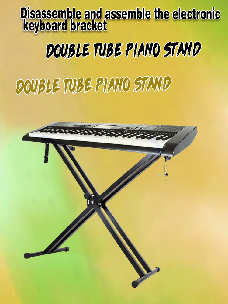 Musical Instrument Keyboard - 1pc Keyboard Stand Adjustable Metal Double-X