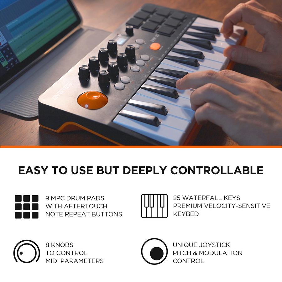 Keyboard MIDI Controller With  - Musical Instrument Keyboard ulasan dan harga