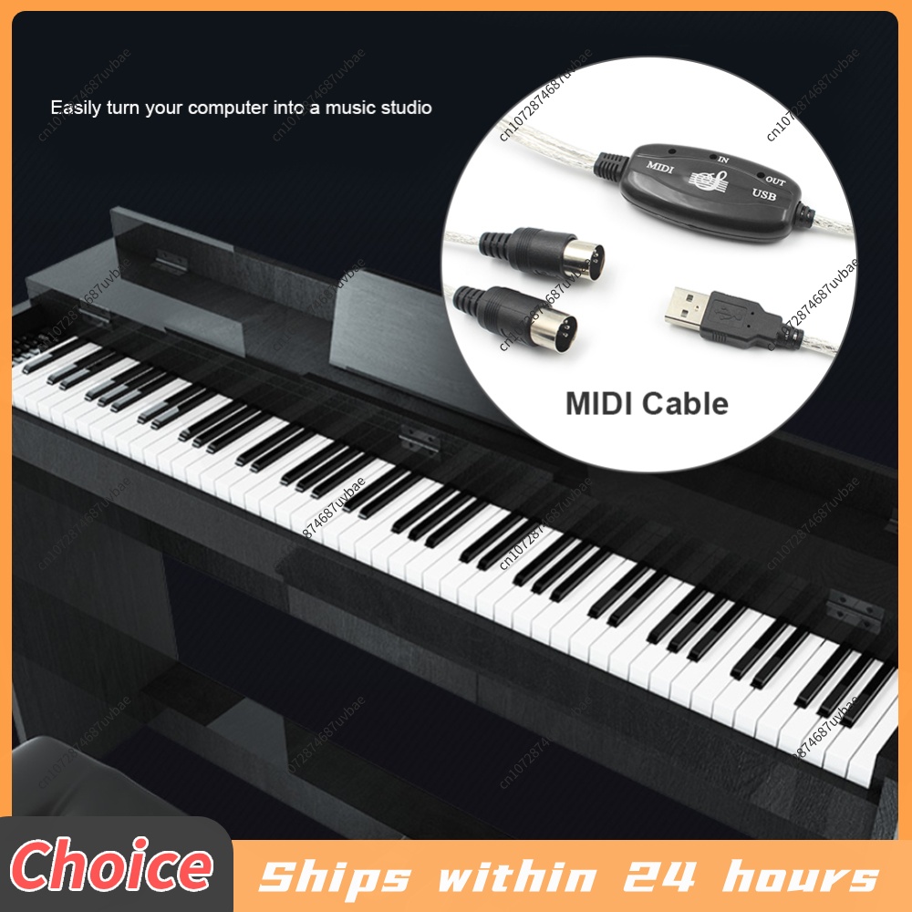 Professional MIDI Cable USB IN - Musical Instrument Keyboard ulasan dan harga