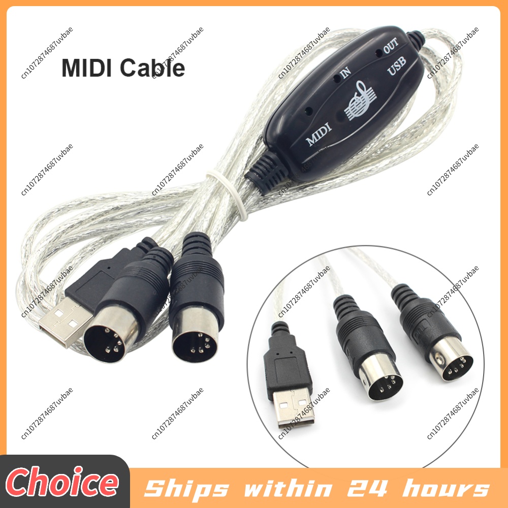 Professional MIDI Cable USB IN - Musical Instrument Keyboard ulasan dan harga