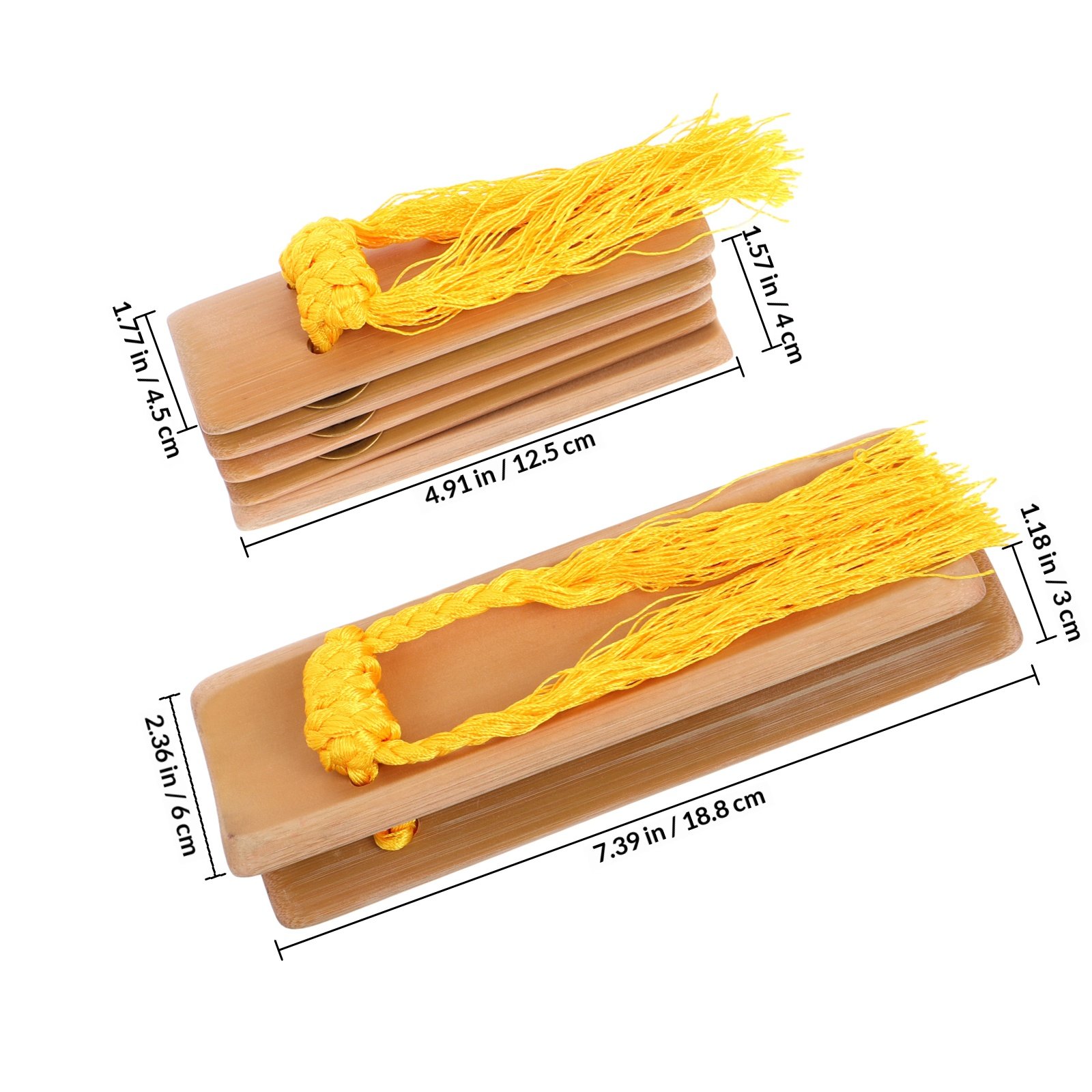 2Pcs Chinese Allegro Clapper K - Musical Instrument Clapper ulasan dan harga