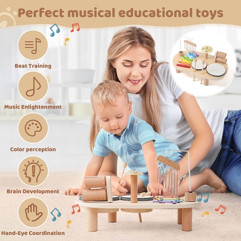 LazyChild Kids Educational Toy - Musical Instruments Game ulasan dan harga