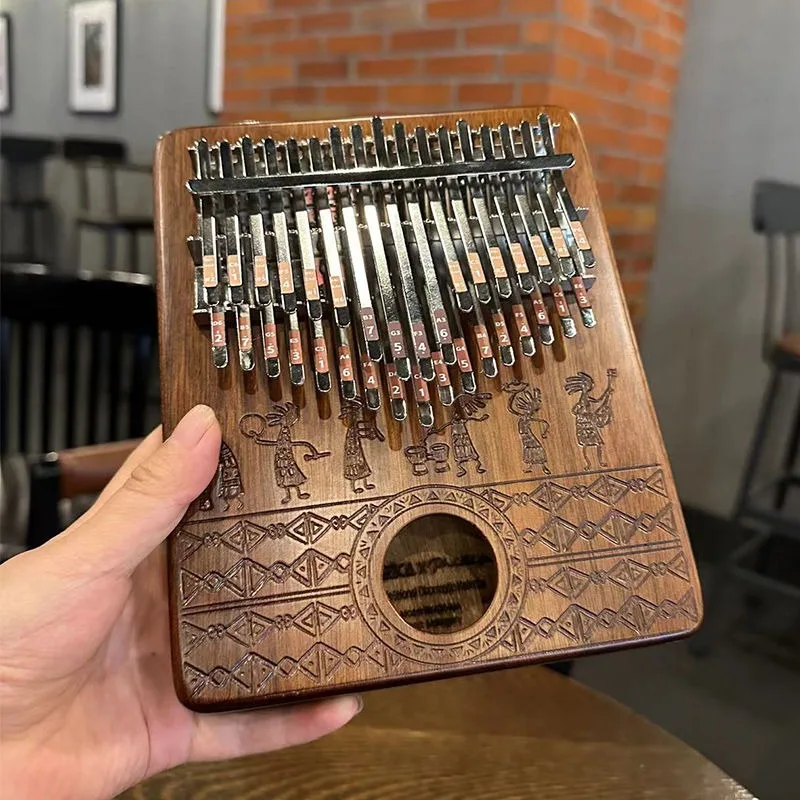 Wooden Kalimba Portable Childr - Musical Instrument Keyboard ulasan dan harga