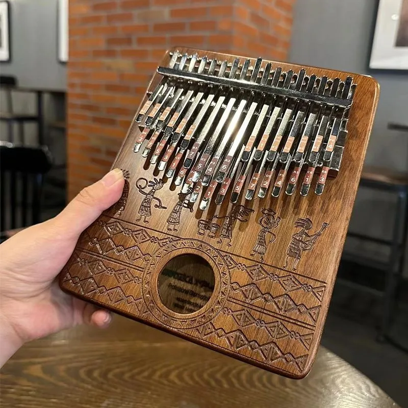 Wooden Kalimba Portable Childr - Musical Instrument Keyboard ulasan dan harga