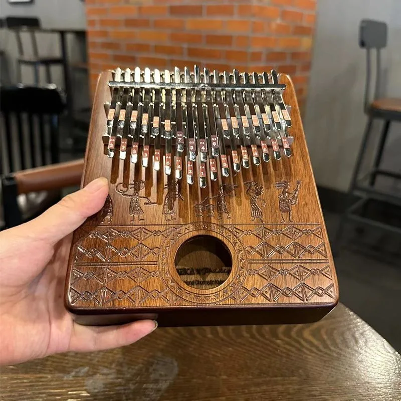 Wooden Kalimba Portable Childr - Musical Instrument Keyboard ulasan dan harga