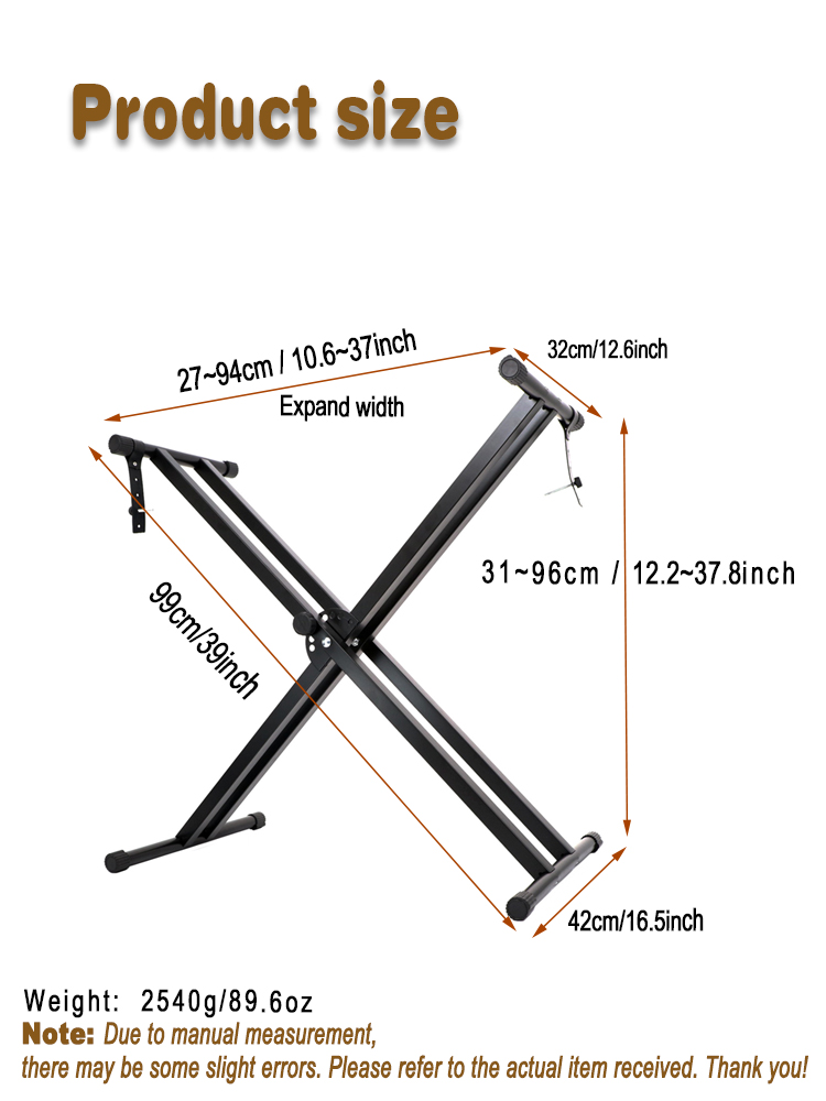 1pc Keyboard Stand Adjustable  - Musical Instrument Keyboard ulasan dan harga