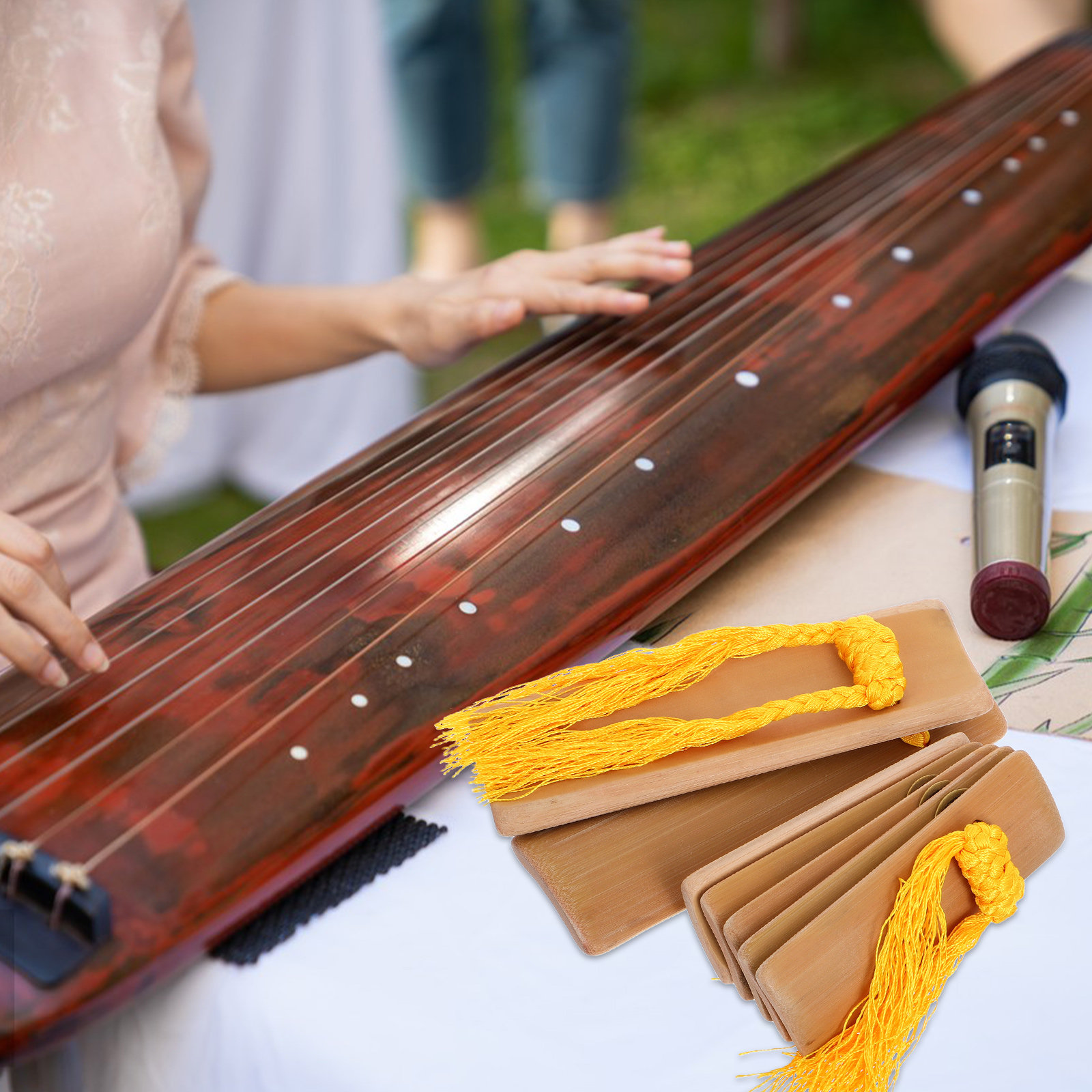 2Pcs Chinese Kuaiban Bamboo Cl - Musical Instrument Clapper ulasan dan harga