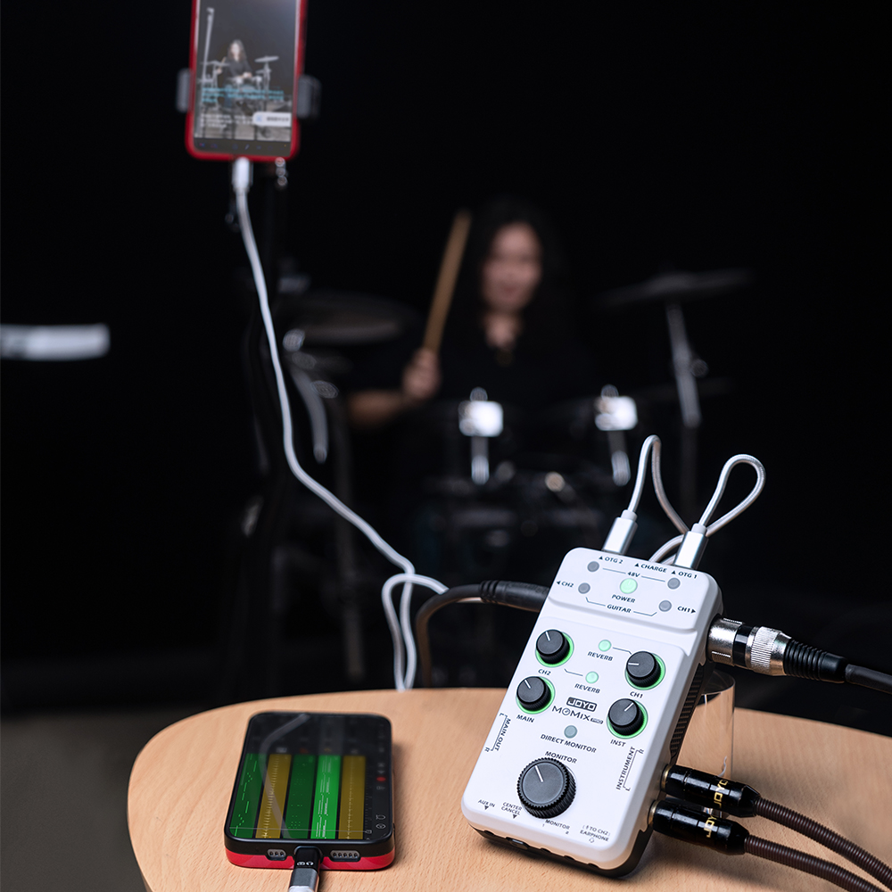 JOYO Audio Mixer MOMIX PRO Sui - Musical Instrument Keyboard ulasan dan harga