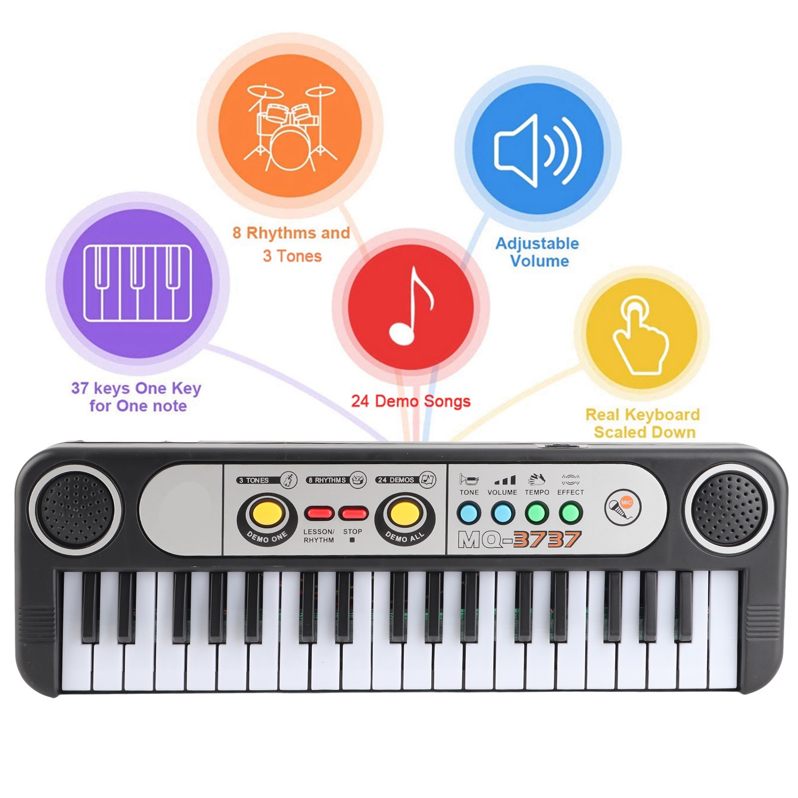 37 Keys Electric Digital Key B - Musical Instruments Game ulasan dan harga