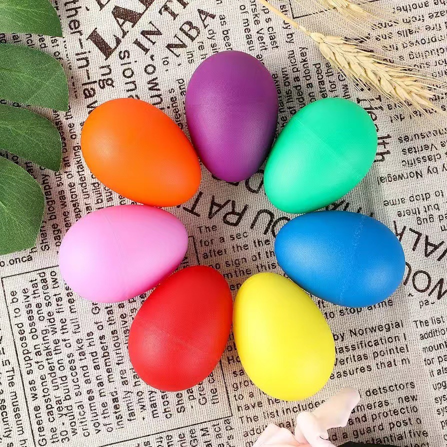 2Pcs Plastic Egg Shakers Percu - Musical Instruments Game ulasan dan harga