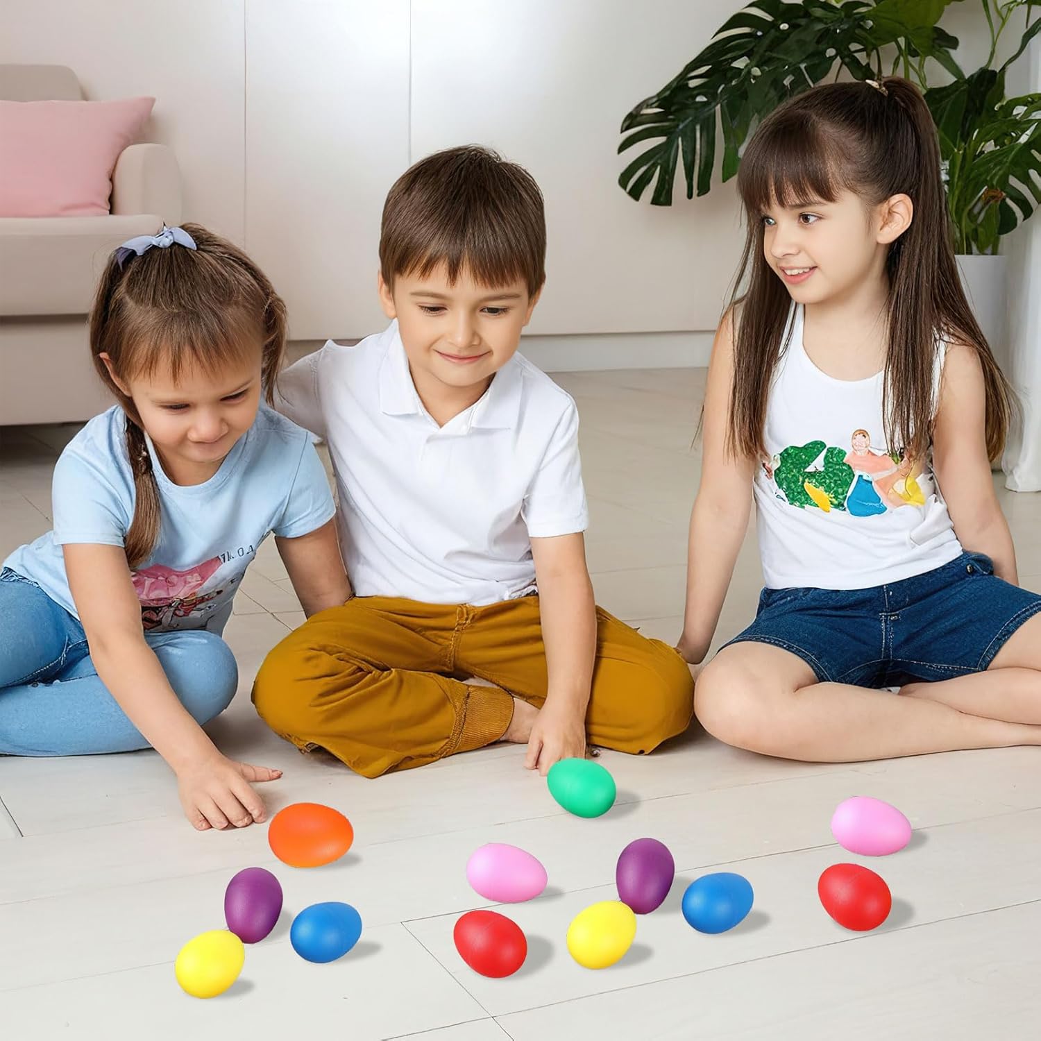 2Pcs Plastic Egg Shakers Percu - Musical Instruments Game ulasan dan harga