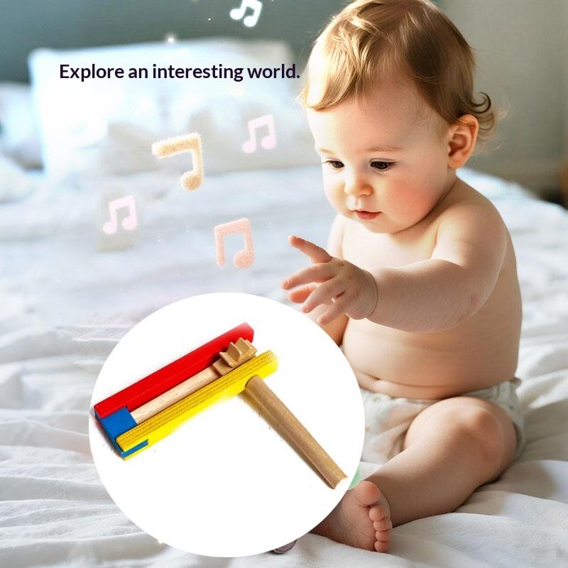 1Pc Wooden Clapper Kids Rhythm - Musical Instrument Clapper ulasan dan harga
