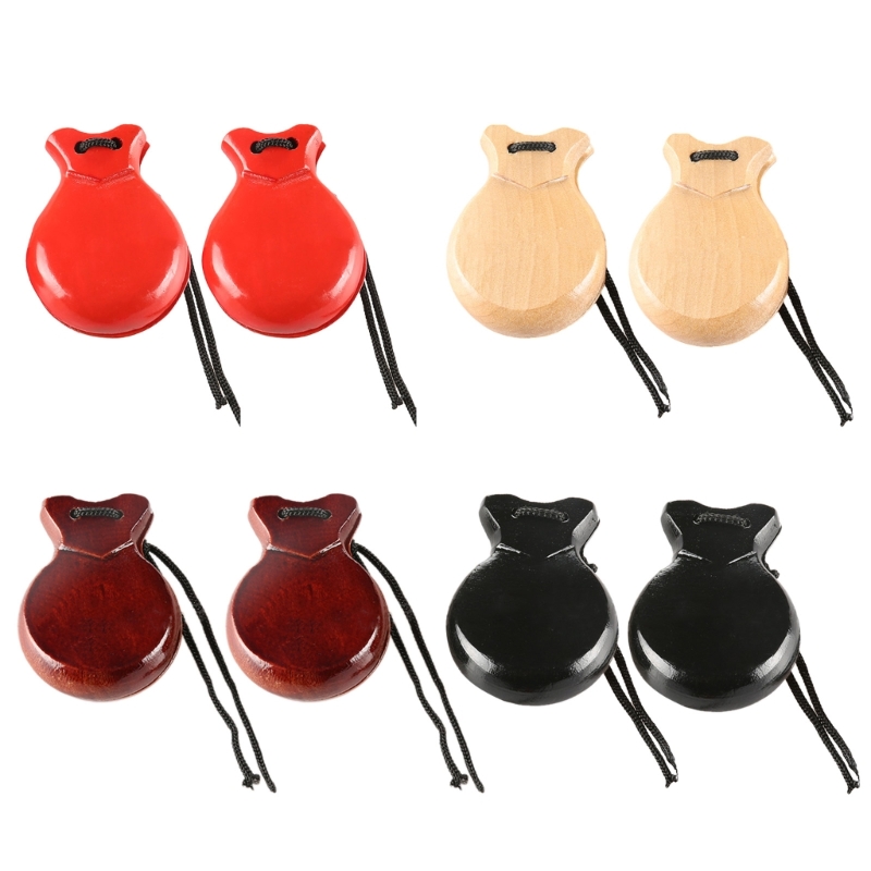 2Pcs Traditional Castanet Span - Musical Instrument Clapper ulasan dan harga