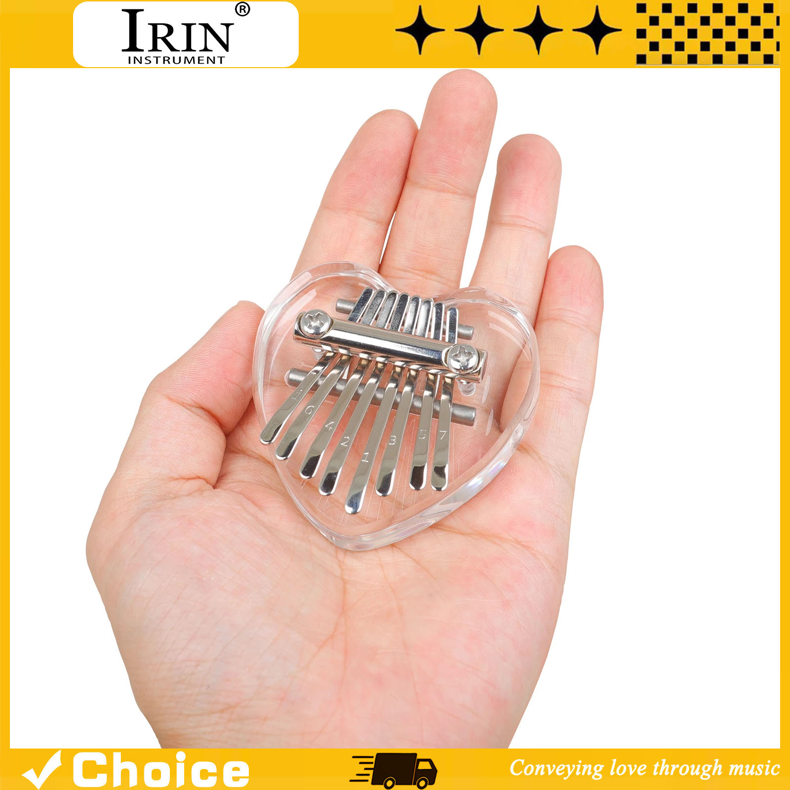 8-Key Kalimba Mini Thumb Piano - Musical Instrument Keyboard ulasan dan harga