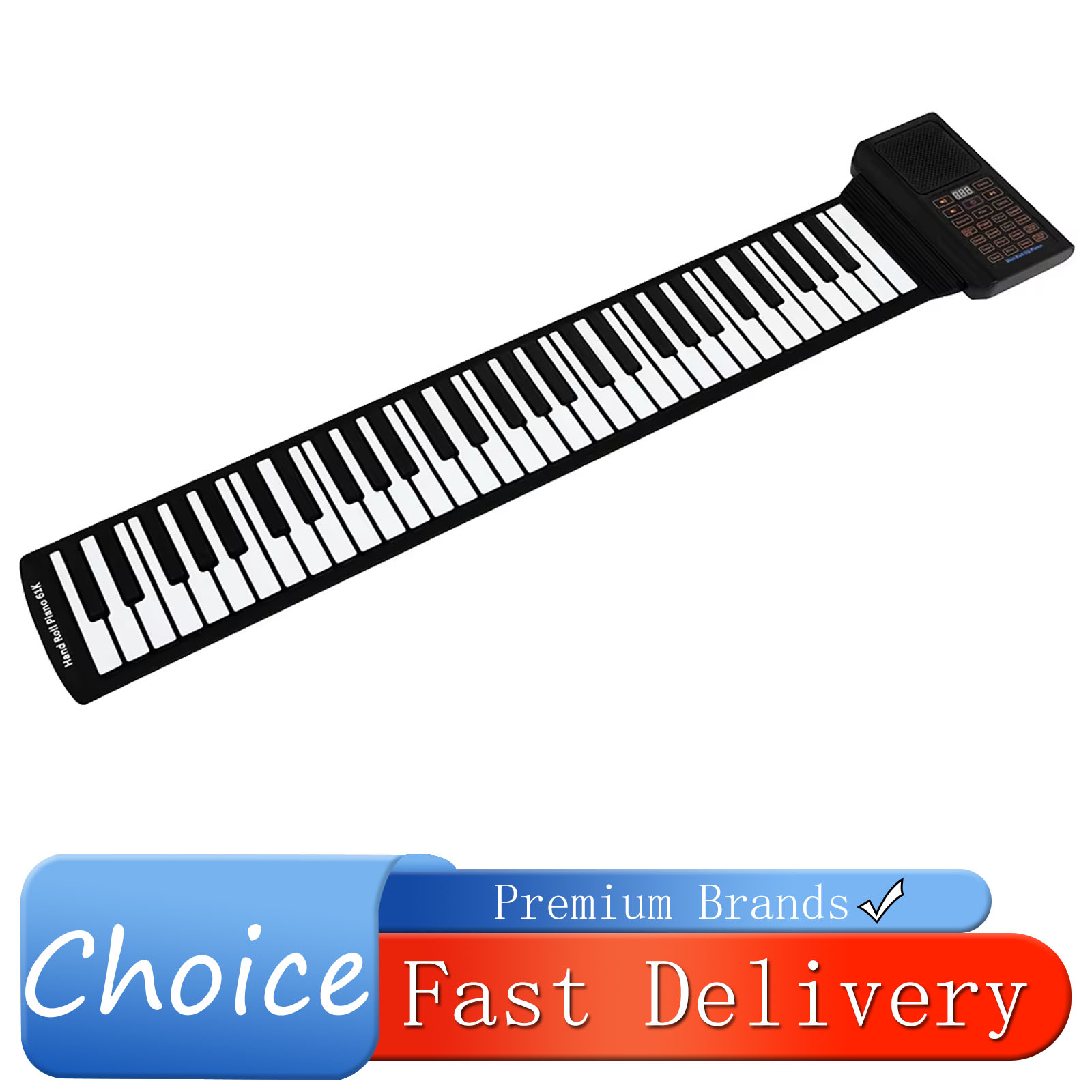 61 Keys Mini Roll Up Piano Sil - Musical Instrument Keyboard ulasan dan harga
