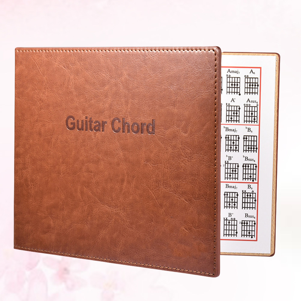 1Pcs Guitar Chord Book Brown P - Musical Instrument Book ulasan dan harga