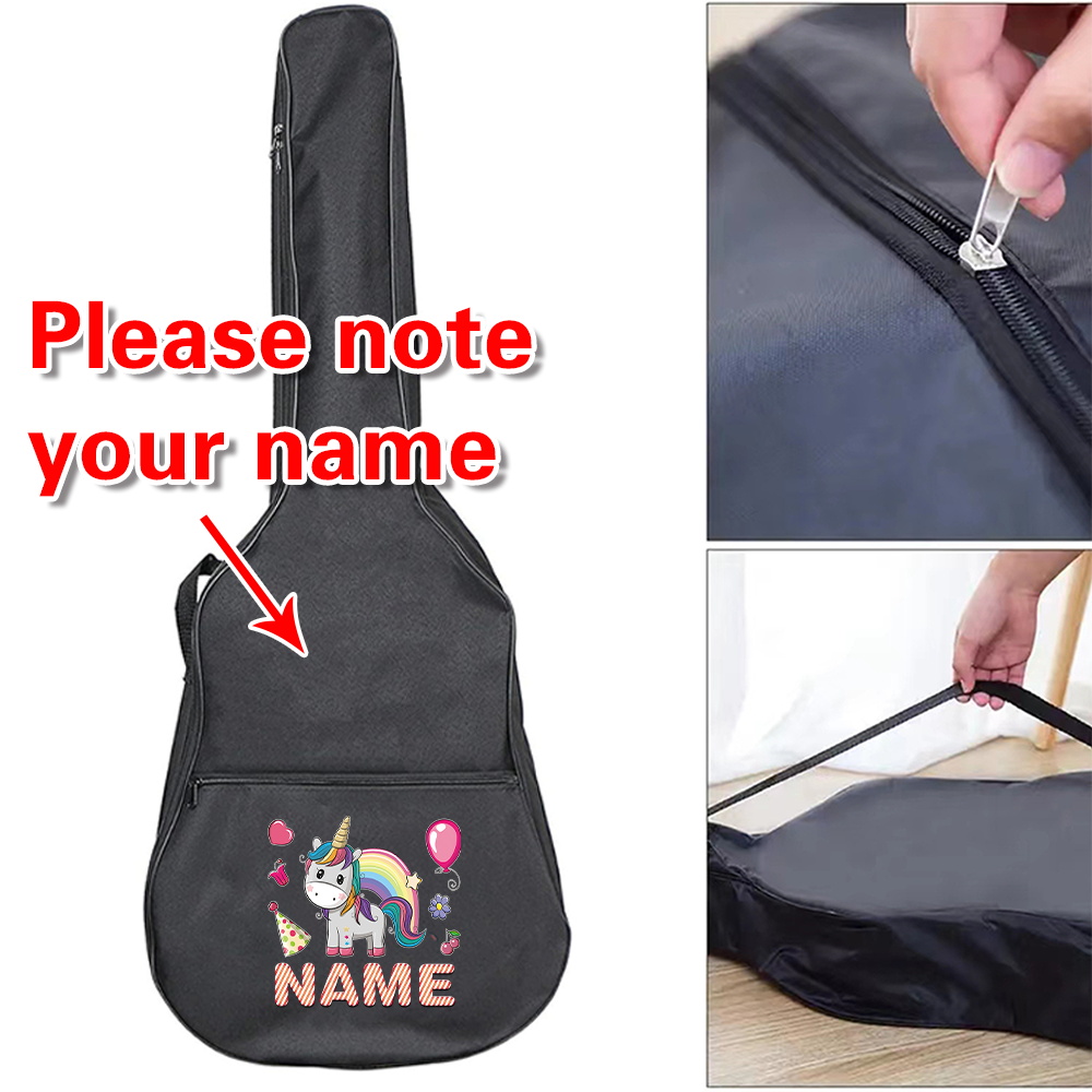 Customized Name Guitar Bag 36- - Musical Instrument Name ulasan dan harga