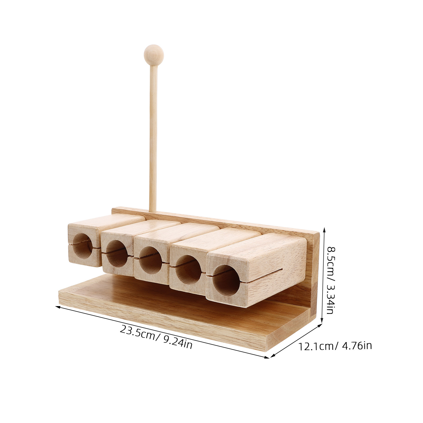 Five-Tone Wood Percussion Bloc - Musical Instrument Clapper ulasan dan harga
