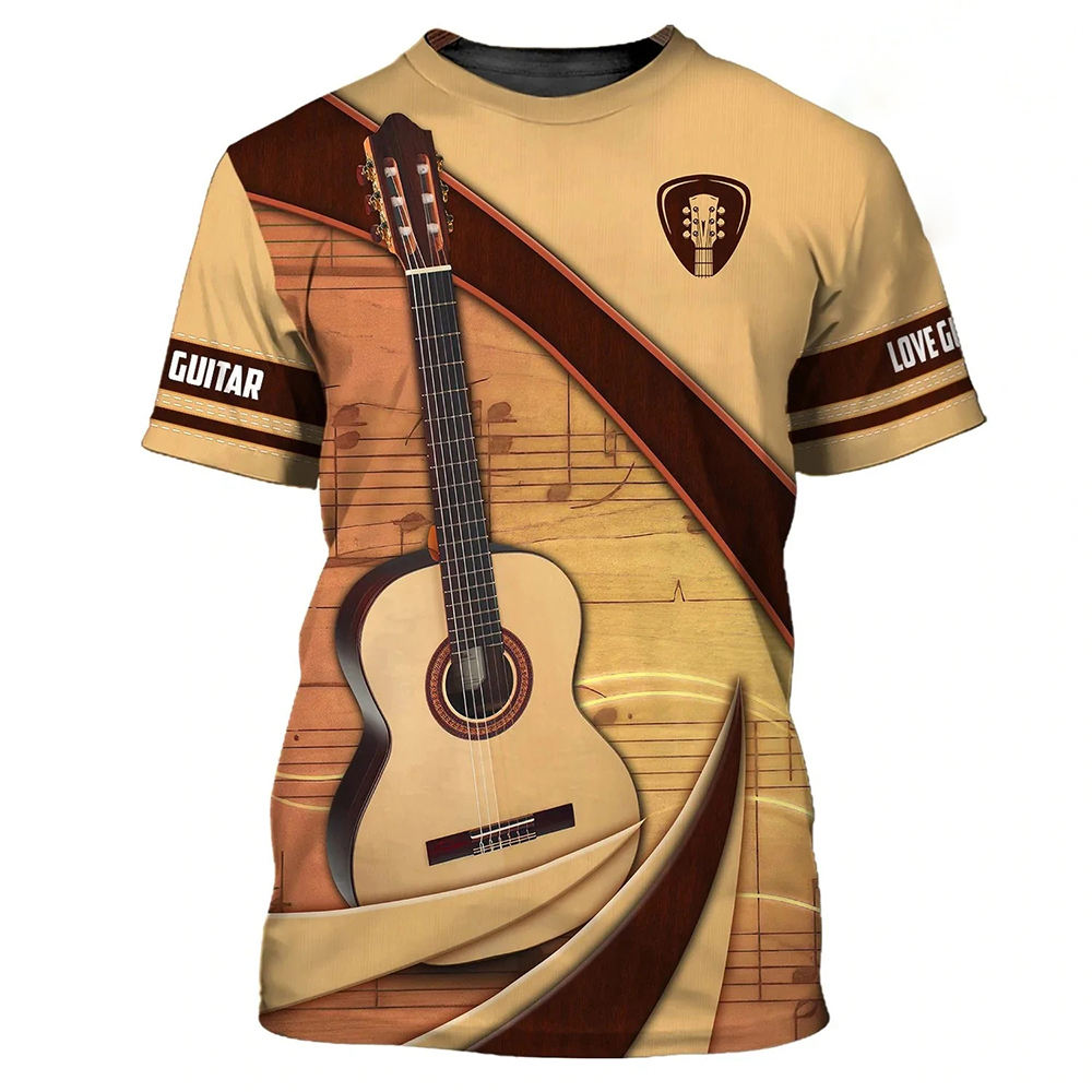 Music Jazz T-shirt 3D Print Sa - Musical Instrument Shop ulasan dan harga