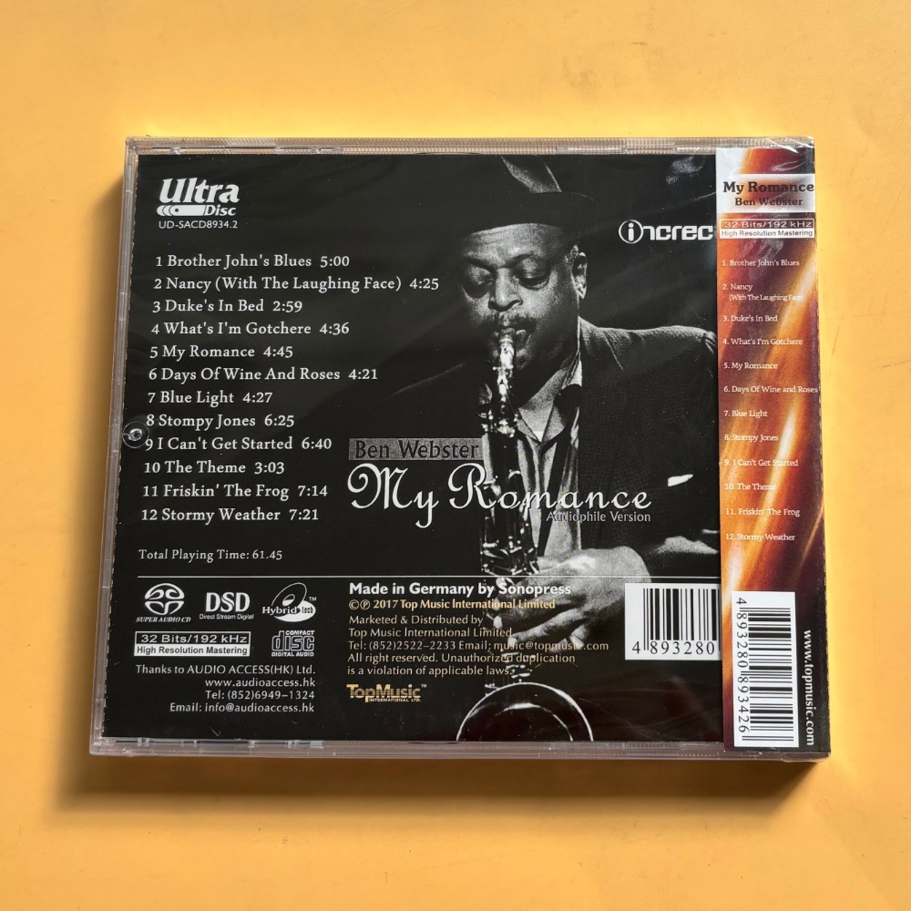 Ben Webster My Romance Jazz CD - Musical Instruments ulasan dan harga